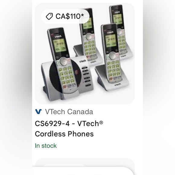 Set of 4 cordless phones. - Picture 1 of 4